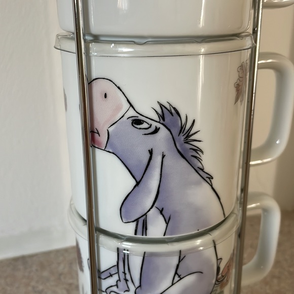 Disney SET of FOUR Winnie the Pooh and friends mugs new - Picture 4 of 8